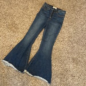 FREE PEOPLE - high rise bell bottoms